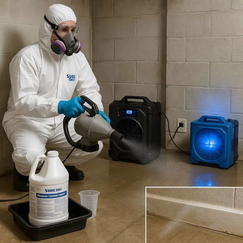 Sanitization and Odor Removal process in Camas, WA